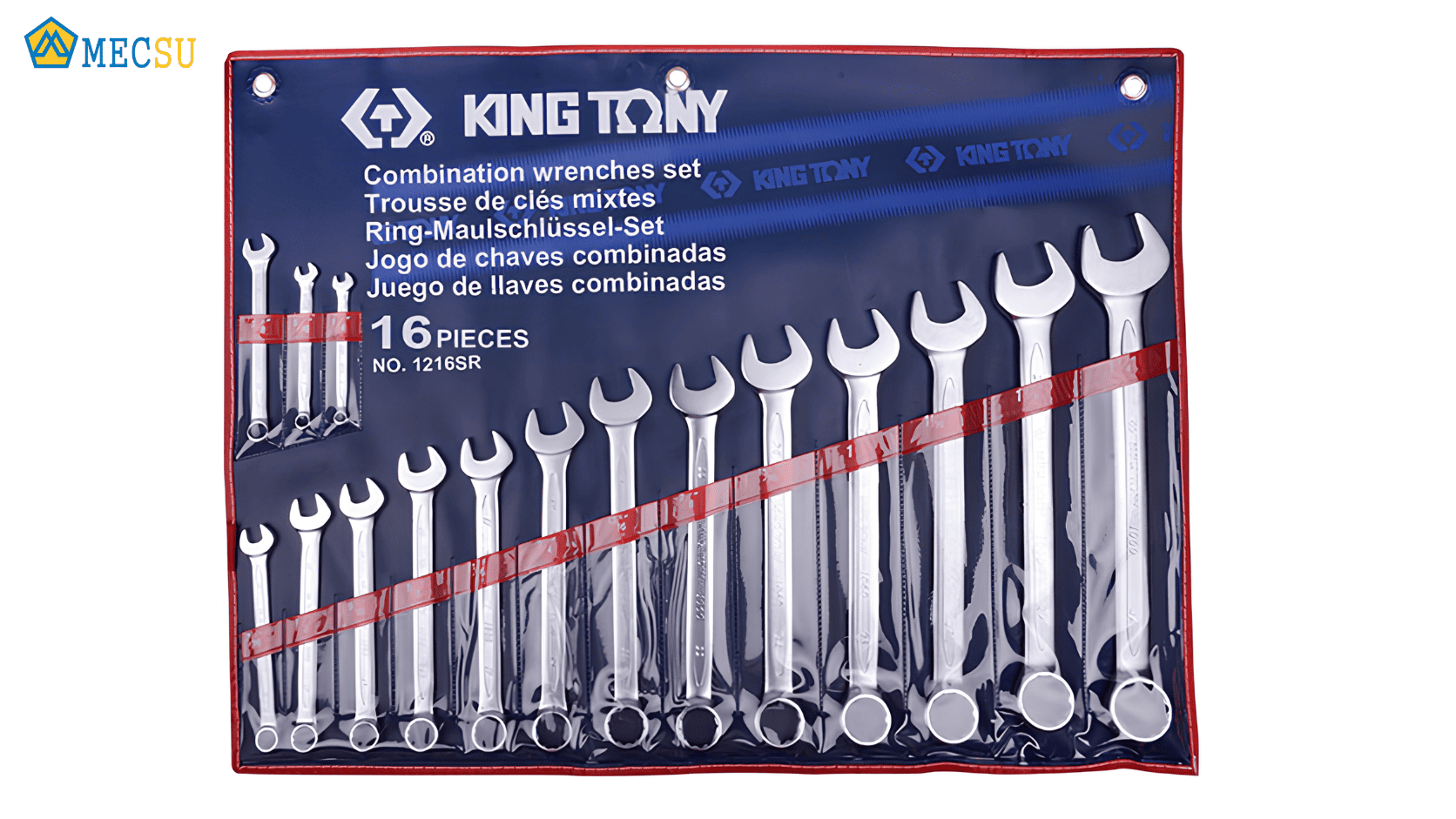 Cận cảnh bộ cờ lê Kingtony mạ Chrome